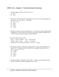 1 1411_chapter 6 exercises with answers CHEM 1411, chapter 6
