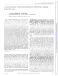 A neuromechanical model explaining forward and backward