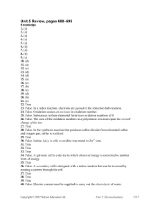 Chem12 SM Unit 5 Review final ok