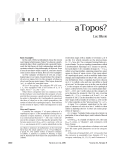 What Is...a Topos?, Volume 51, Number 9