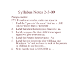 Syllabus Notes 2-3-09