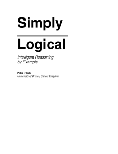 Simply Logical: Intelligent Reasoning by Example