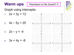 Convert Standard to Slope-Intercept