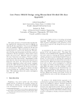 Low Power SRAM Design using Hierarchical Divided Bit