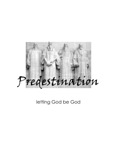 Predestination - St. Louis Center for Christian Study