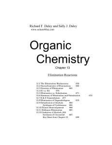 13-Elimination Reactions