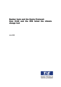 Bunker Fuels and the Kyoto Protocol How ICAO and the IMO Failed