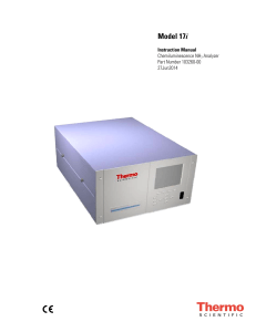 Model 17i - User Manual - Thermo Fisher Scientific