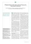 Climate change and conservation of Araucaria angustifoliain Brazil