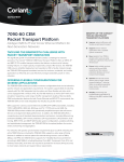 Datasheet - 7090-60 CEM Packet Transport Platform