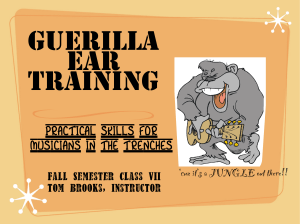 Guerilla Ear Training
