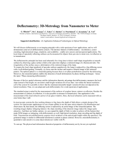 Deflectometry: 3D-Metrology from Nanometer to Meter