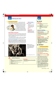 4.1 Defining the Atom