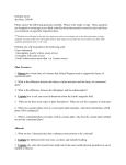 Problem Set #1 due Mon, 2/09/09 Please answer the following