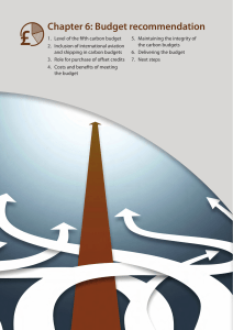 The Fifth Carbon Budget – The next step towards a low