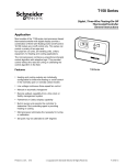 T158 Series - Schneider Electric Buildings iPortal
