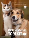 2014 AAHA Weight Management Guidelines for Dogs and Cats