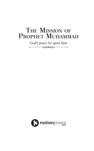 The Mission of ProPheT MuhaMMad