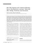 Fish Tank Exposure and Cutaneous Infections Due to