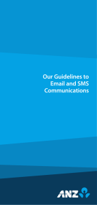 Our Guidelines to Email and SMS Communications