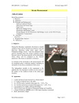 Strain Measurement Lab Procedures