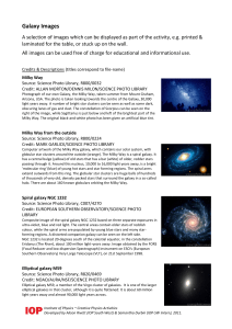 Galaxy Images - Institute of Physics
