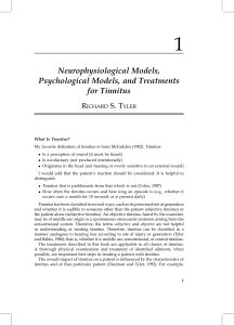 Neurophysiological Models, Psychological Models, and Treatments