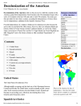 Decolonization of the Americas - i