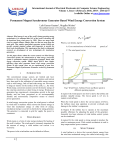 Permanent Magnet Synchronous Generator Based Wind