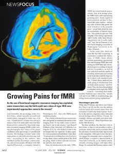 Growing Pains for fMRI