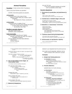 Animal Parasites