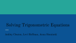 Solving Trigonometric Equations