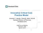 Innovative Critical Care Practice Model