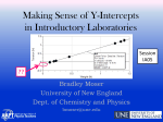 Making Sense of Y-Intercepts in Introductory Laboratories
