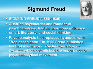 According to Freud, we are born with our Id.
