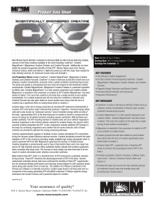 CX3 creatine
