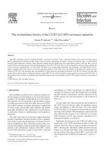 The evolutionary history of the CCR5-Δ32 HIV