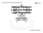 Getting Started in Logit and Ordered Logit Regression