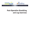 Post-Operative Breathing and Leg Exercises - LGH