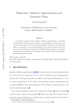 Relativistic Adiabatic Approximation and Geometric Phase