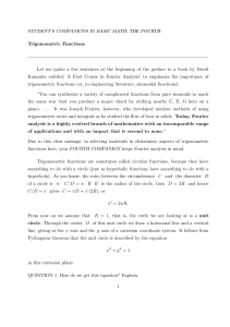 Trigonometric Functions