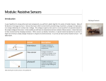 A. Characterizing Resistive Sensors