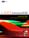LIGO Magazine, issue 3, 9/2013 - LIGO Scientific Collaboration