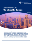 Access China with CN2: The Internet for Business