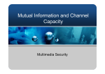 Mutual Information and Channel Capacity
