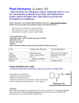 Plant Hormones - U of L Class Index