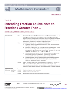 Extending Fraction Equivalence to Fractions Greater Than 1