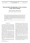 Heterotrophic dinoflagellates in the ecosystem