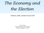 Deficits, Debt, and the Fiscal Cliff - Rose