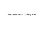 Renaissance Art Gallery Walk